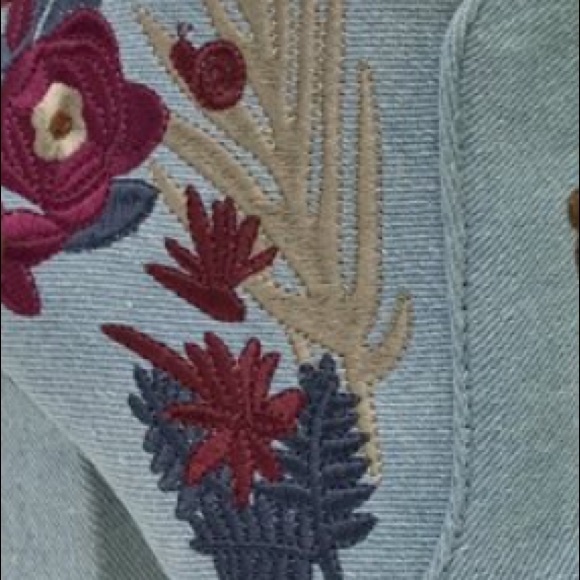 COPY - NEW DENIM EMBROIDERED ANKLE BOOTS - Picture 3 of 7